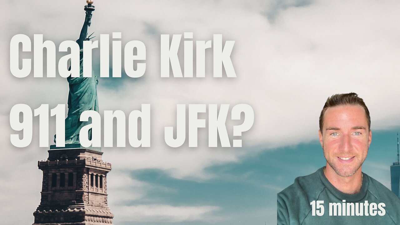 Charlie Kirk, 911, and JFK? Seems theres a connection.