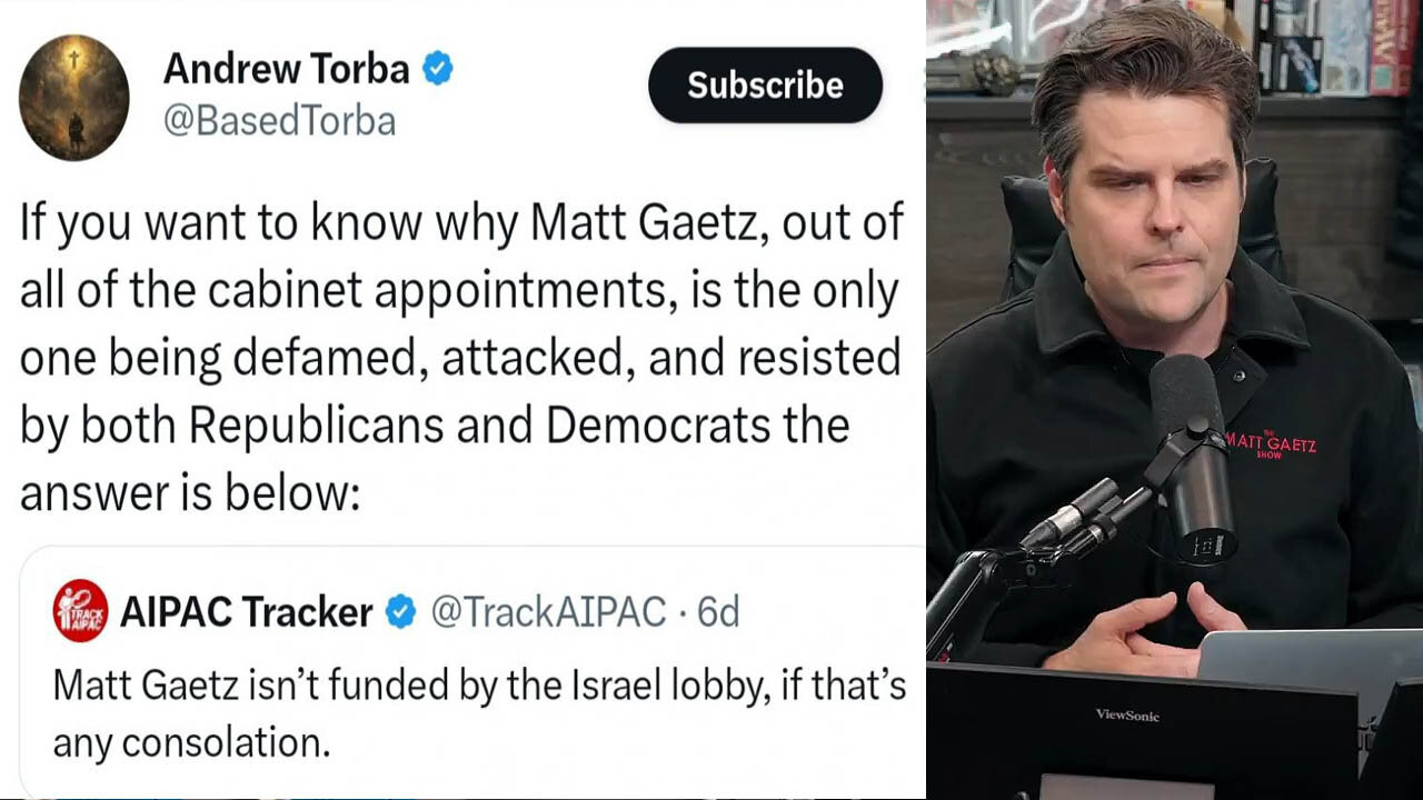 Matt Gaetz on the surreal, humiliating world of AIPAC fundraisers ๐คกโก๐ฐ