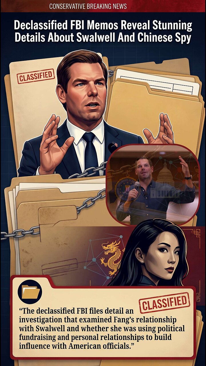 BOMBSHELL: Declassified FBI Memos Expose Swalwell's Ties to Suspected Chinese Spy thumbnail