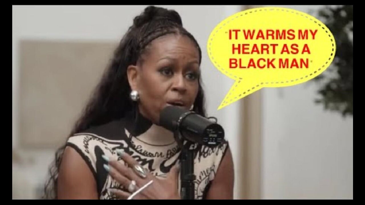 Michelle Obama says, It Warms My Heart, especially as a Black man ~ by Ones That Can SEE