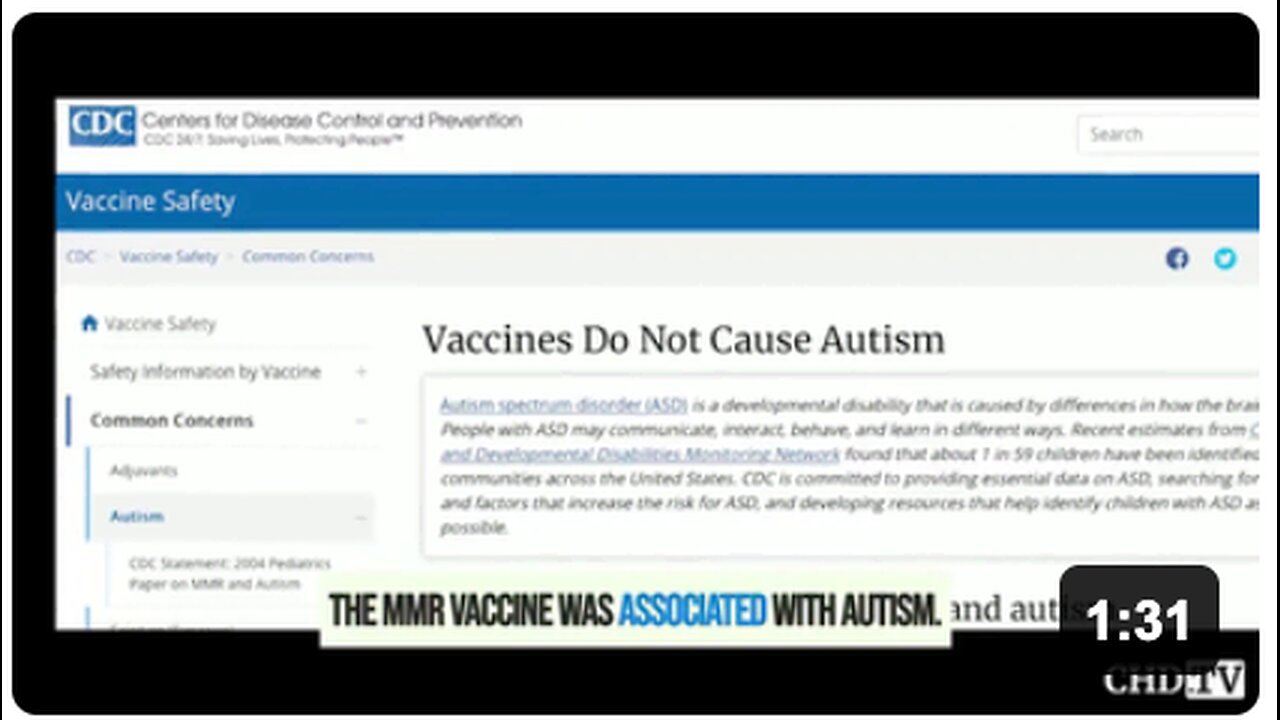 CDCs Dr. William Thompson openly admitted that the CDC had lied and covered up the fact that the MMR vaccine was associated with autism
