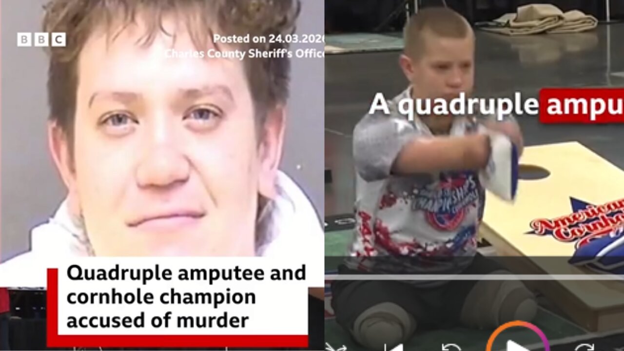 Quadruple Amputee and Cornhole Champion Accused of Murder