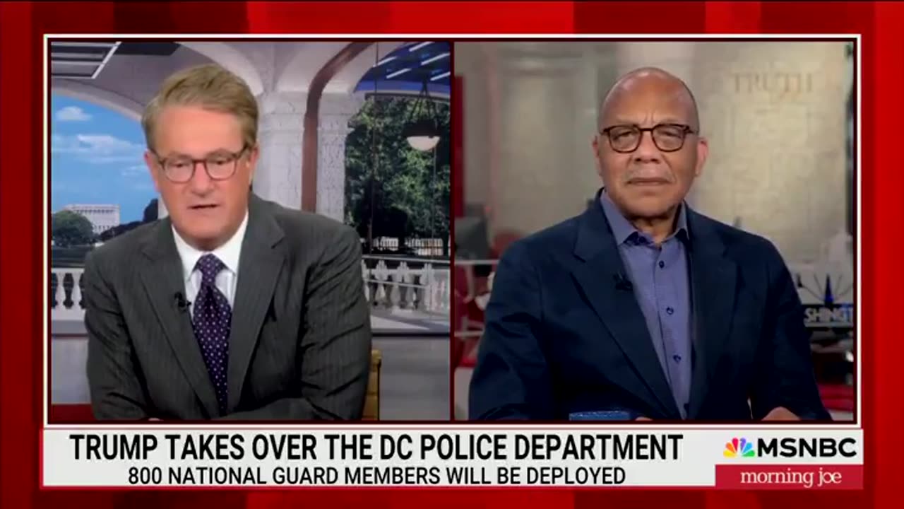 MSNBCs Joe Scarborough reads aloud text from VERY LIBERAL person *UNLOADING*