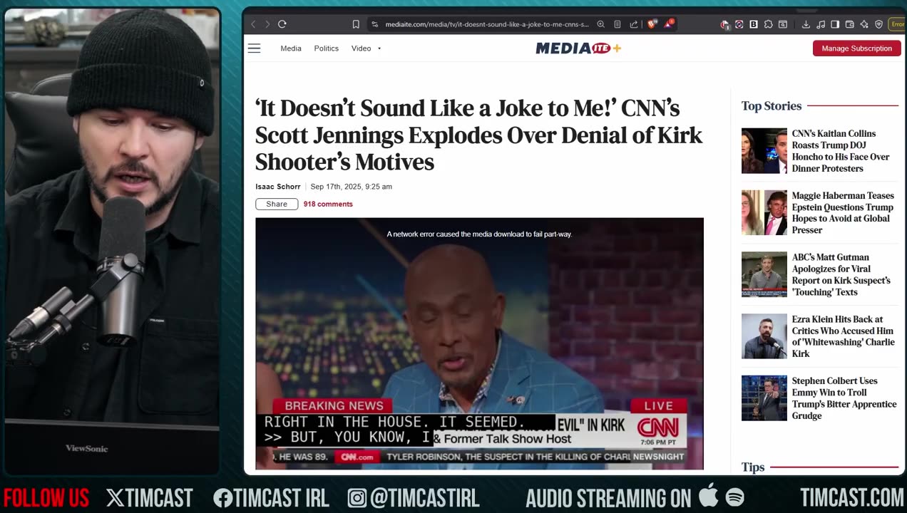 MSM Calls Charlie Assassin Very Touching, CNN Calls Killing A Love Story | Tim Pool