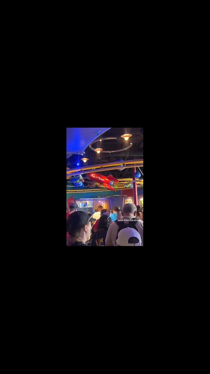 American at Alien Pizza Planet in Disneyland shows 1 regular pizza is over $86….