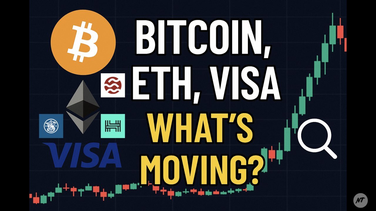 Bitcoin, ETH, Visa & Top Altcoins – Market Trends & Chart Analysis Today 🔍