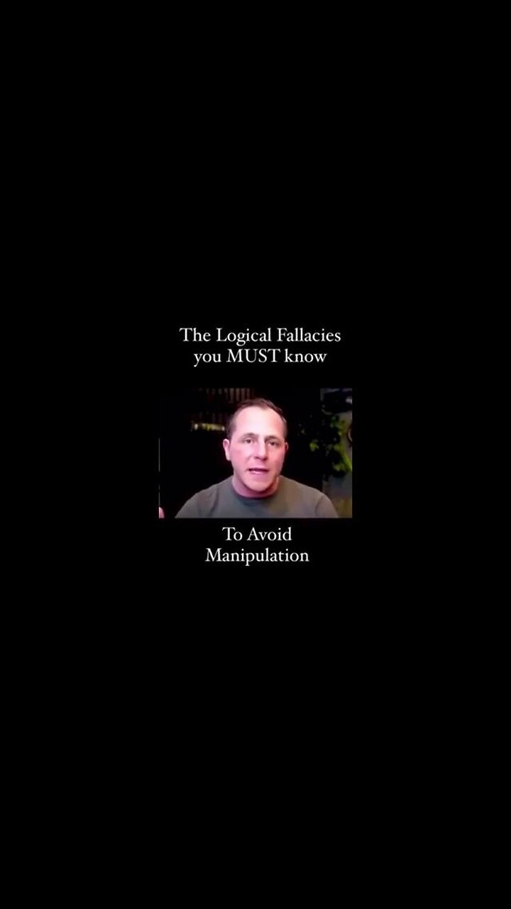 Learn to recognize logical fallacies. This will help you from getting conned by psyops!!!