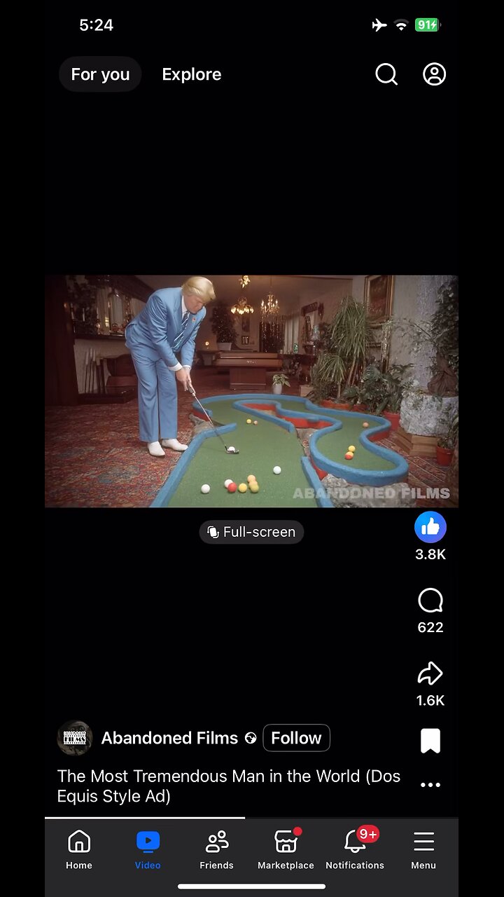Ai video : Trump