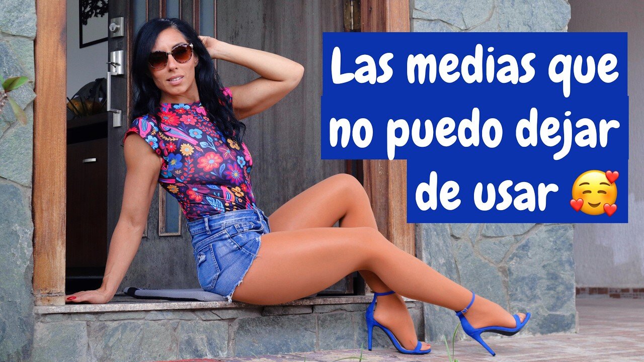 Budget Shein Pantyhose Review & Denim Shorts Lookbook with Lolo in Nylons | KYZ TV