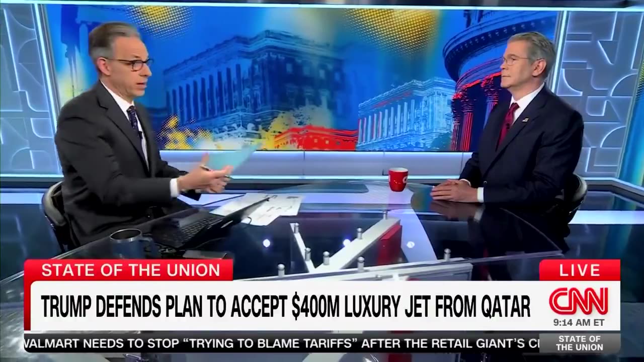BESSENT ON QATARI PLANE to the Trump Admin for Air Force One: