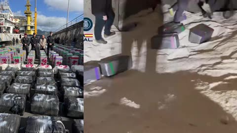 Spain Seizes 11 Tons Of Cocaine In Merchant Vessel Interception