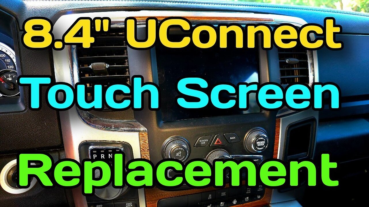 DIY How to Replace Delaminated 8.4 UConnect Touch Screen in 2018+ RAM Trucks - End Ghost Touches