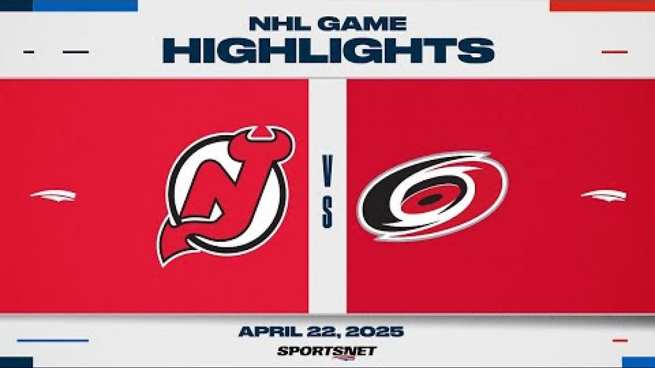 NHL Game 2 Highlights - Devils vs Hurricanes