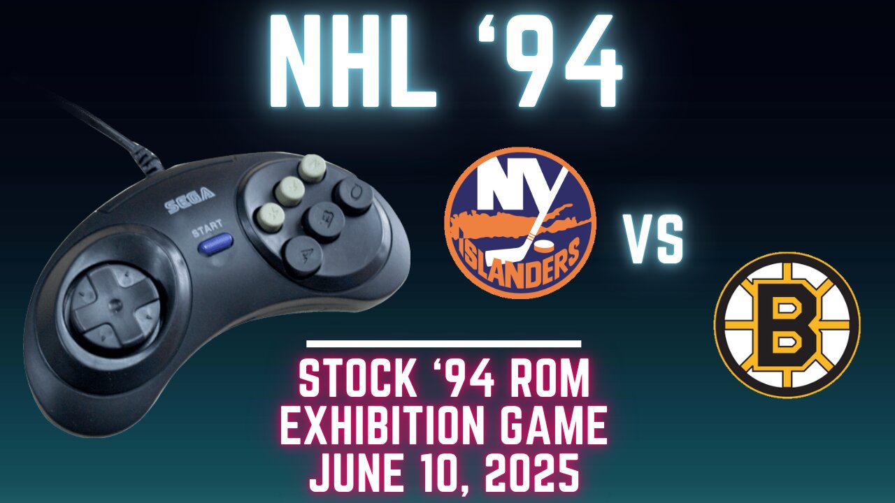 NHL 94: Islanders (Len the Lengend) at Bruins (FlamShelter) {Genesis} - Exhibition 137