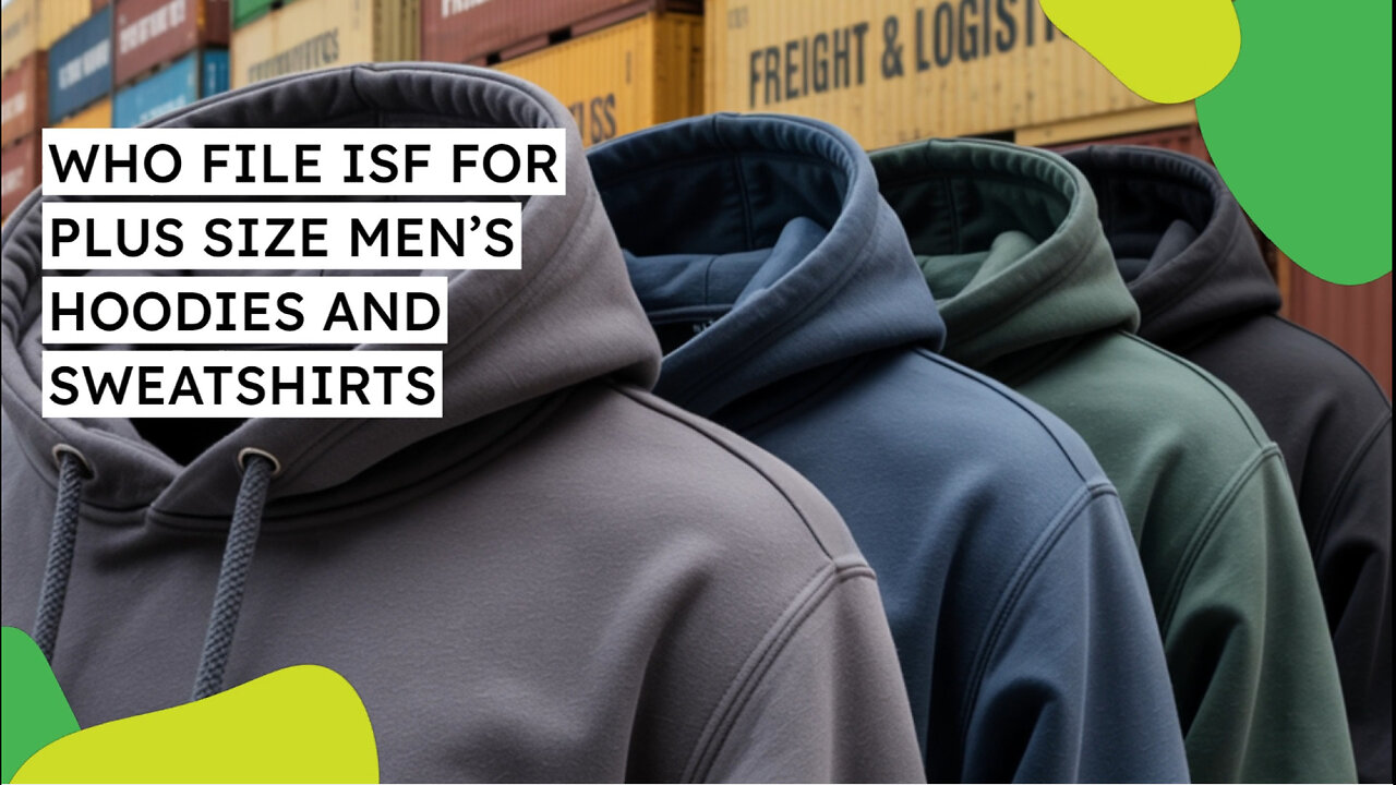 Who File ISF For Plus Size Mens Hoodies And Sweatshirts