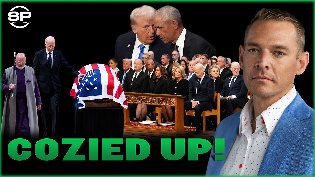 JIMMY CARTERS FUNERAL: Trump, Obama and Deep State Traitors all Cozied Up!