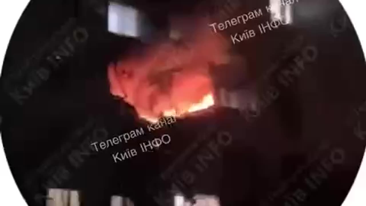 Shahed hit a high-rise building in Kyiv, one of the apartments caught fireβ¦