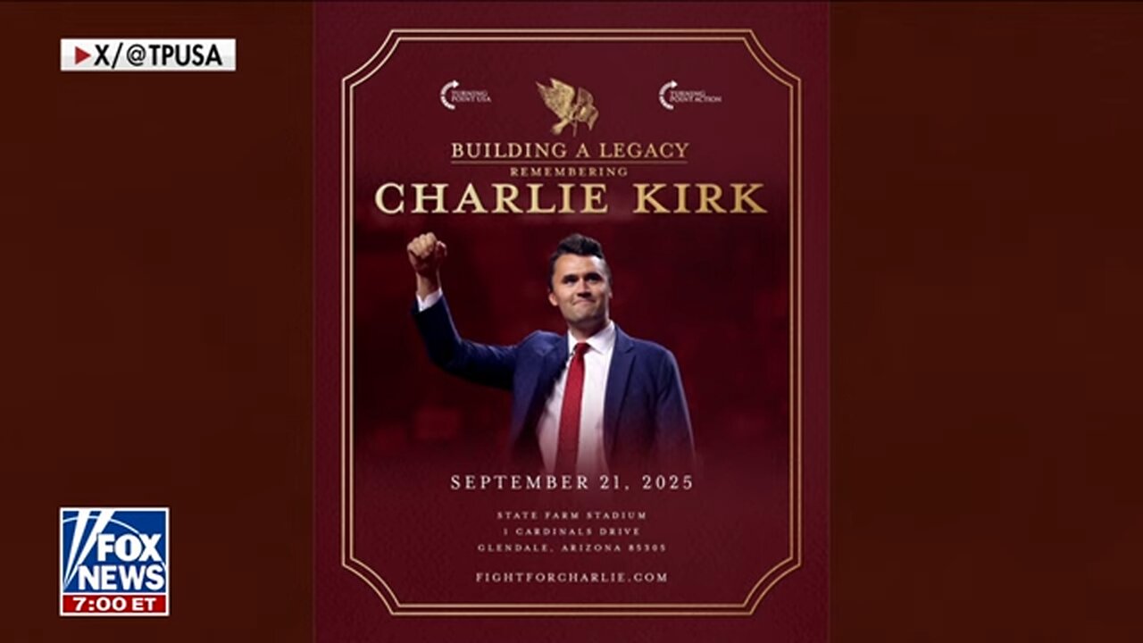 Charlie Kirks celebration of life will be held at Arizona Cardinals stadium