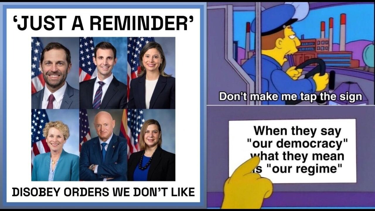 FBI Scheduling Interviews With Democrats Who Encouraged Military Members To Refuse Illegal Orders