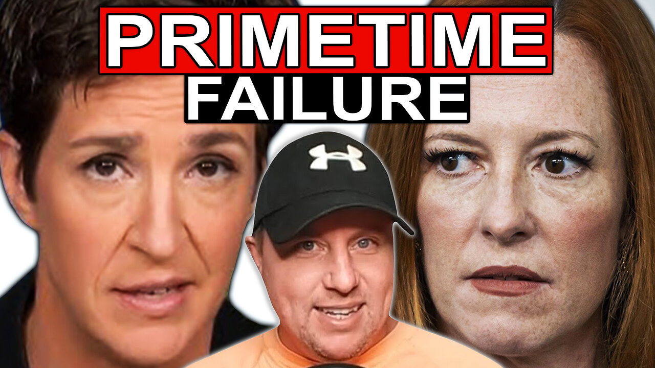 MSNBC Loses MILLION Viewers & Jen Psaki Cant REPLACE Rachel Maddow