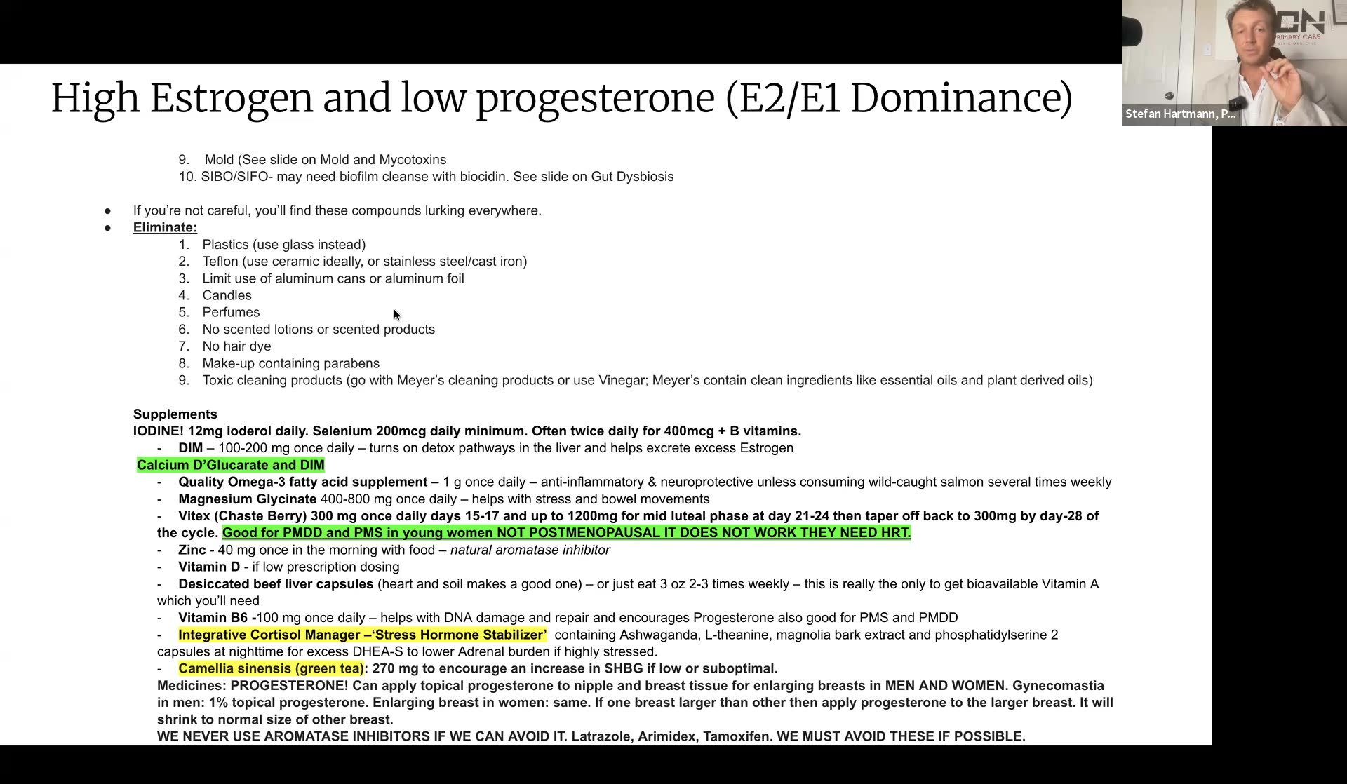 Female Hormones - Stefan Hartman, PA