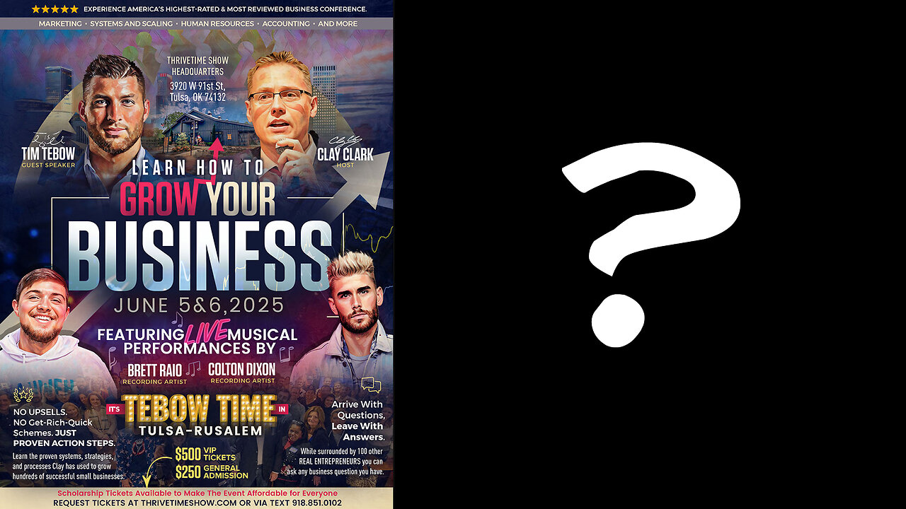 Business Coach | How Many Years Have You Been Telling Yourself Youll Make That Change? Daily Hour of Power + Why Consistency In Small Things Makes the Difference + Join Tebow At Clay Clarks June 5-6 Business Workshop