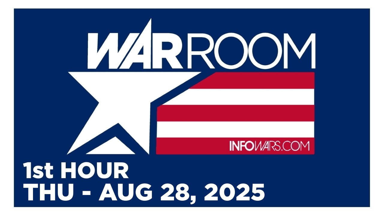 WAR ROOM [1 of 3] Thursday 8/28/25 • DEMOCRATS BLAMING THE GUN NOT THE PROBLEMS THEY’VE CREATED