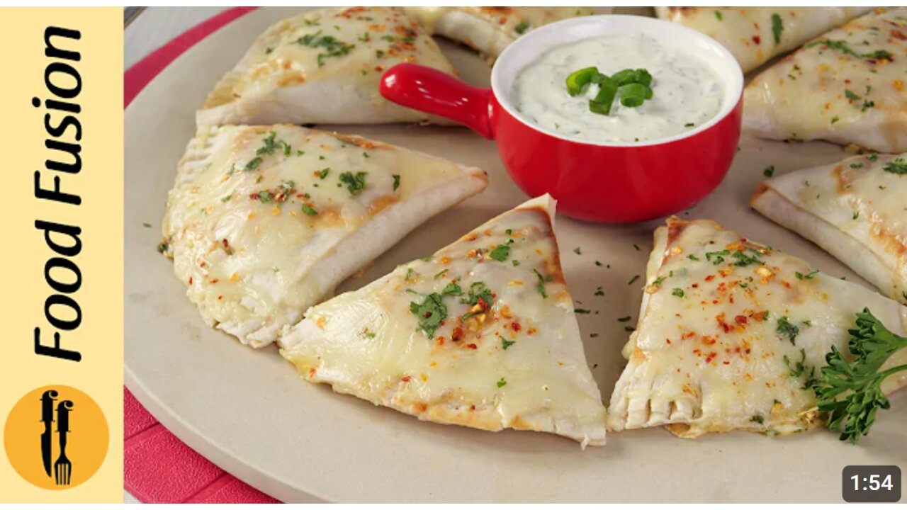 Recipie # 6 - Creamy Tortillas Triangles