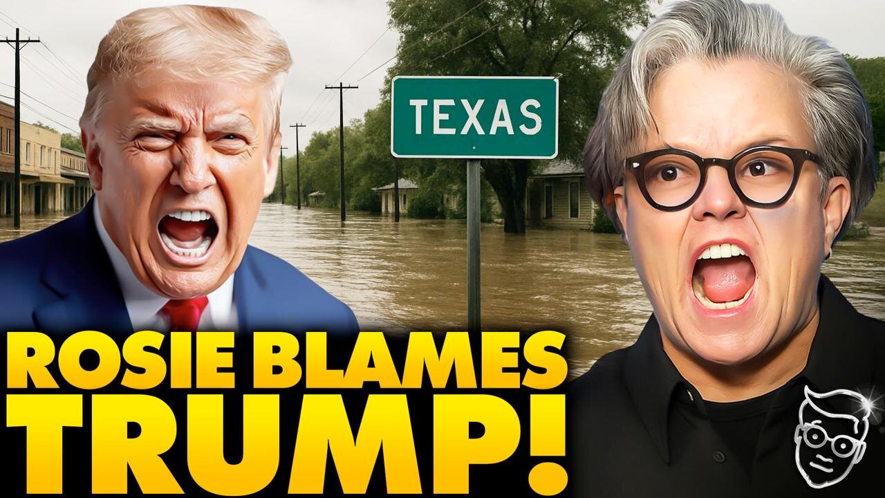 Rosie ODonnell Blames Texas Flood on TRUMP in Psychotic Meltdown, Karoline Leavitt Goes Savage-Mode