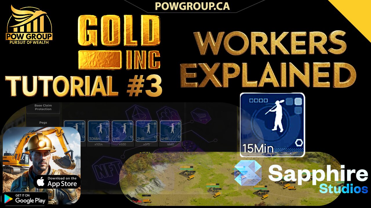 Gold Inc. Tutorial #3: Workers Explained & How to Use Them With Your Claims