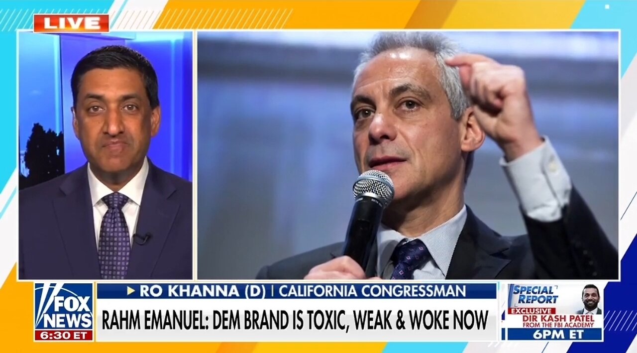 Rep Ro Khanna: Democrat Party Isnt Too Woke