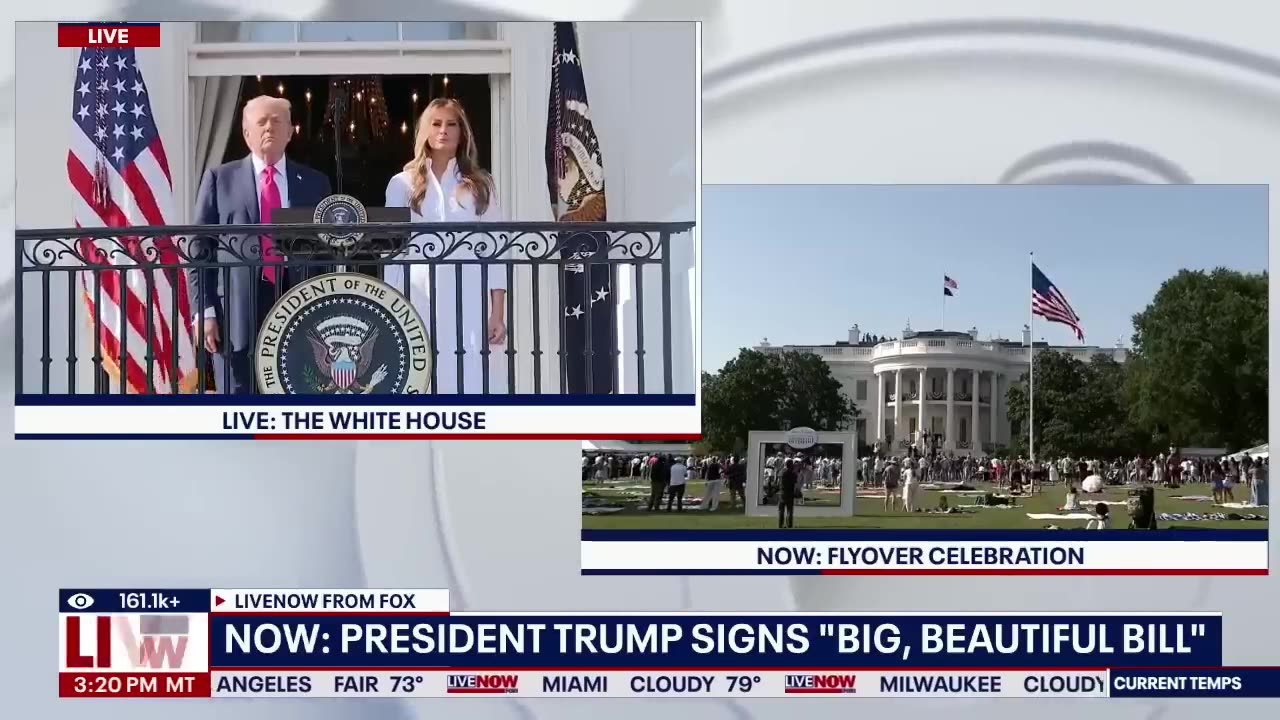 [2025-07-04] Big, Beautiful Bill: President Trump signs bill during White House 4th of July event