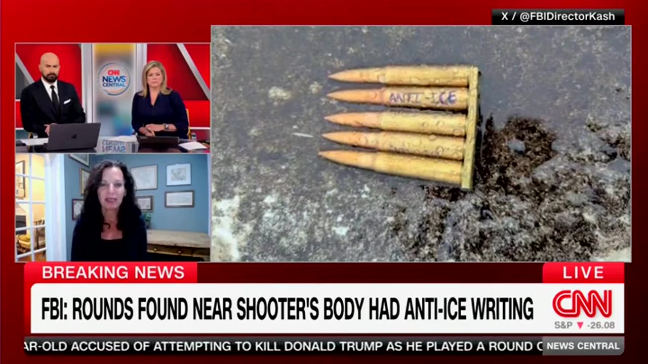 CNN Analyst Claims Anti-ICE Etchings On Bullet Not Enough To Determine Motive