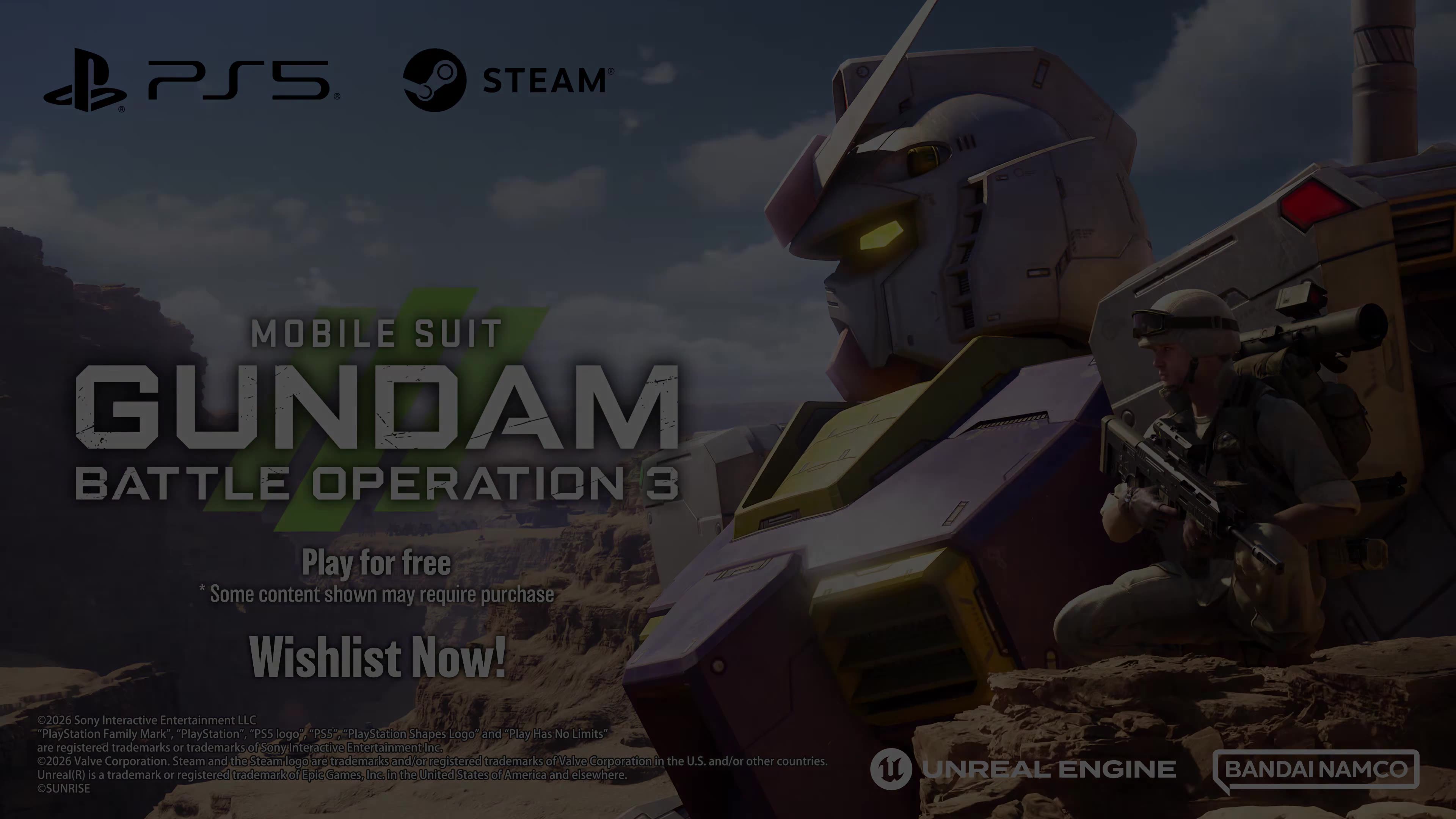 Mobile Suit Gundam Battle Operation 3 | Announcement Trailer