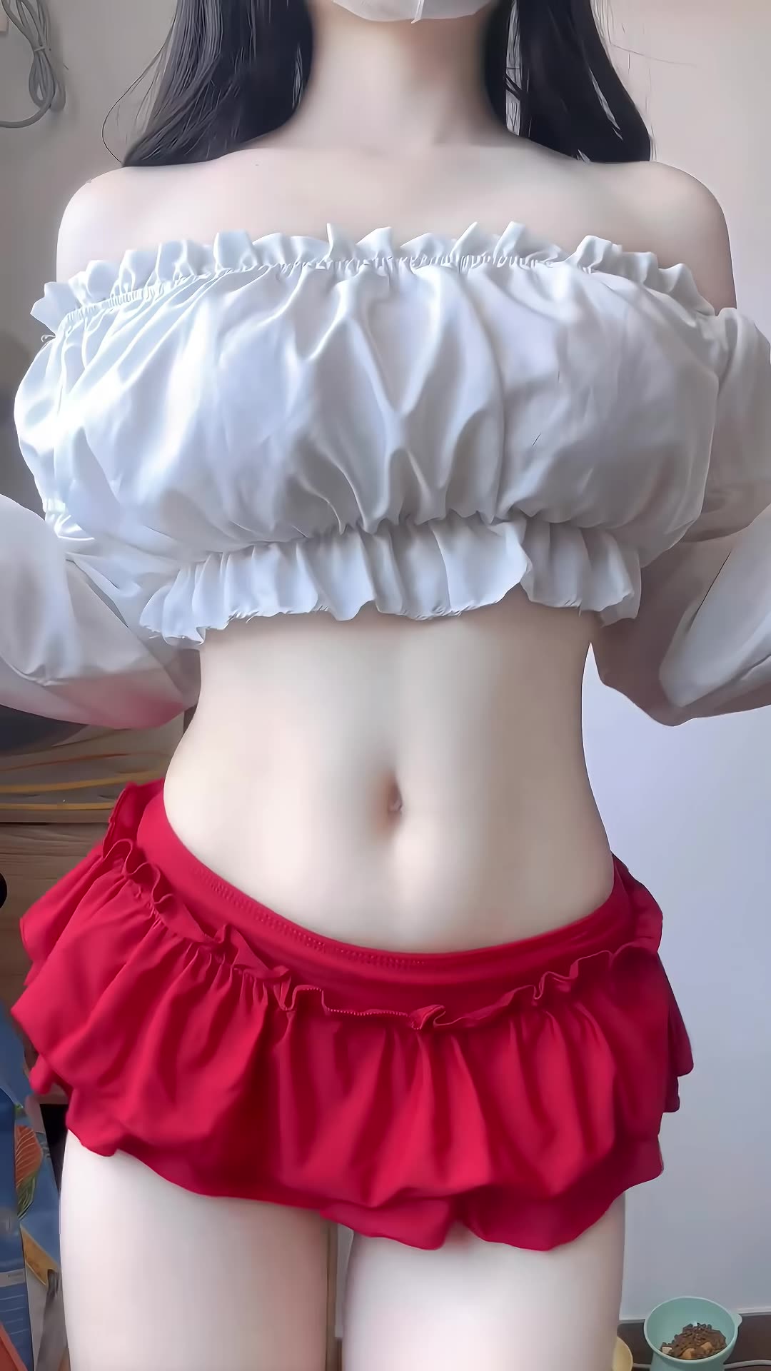 Lovely Red Crop Top Hypnotic Slow Dance | Daily Beauty EP 1109