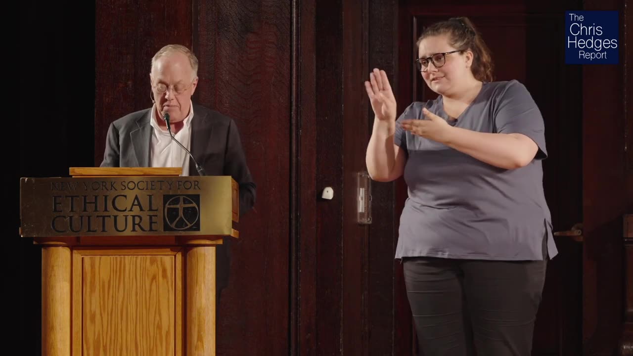 Chris Hedges Speech on Gaza: The End of the Western Mythology