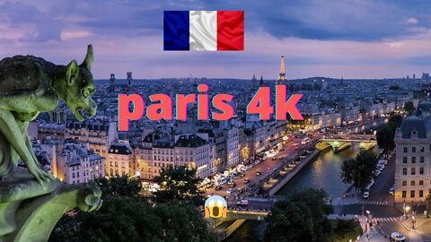paris 4k 2022|cinematic drone|amazing city|france