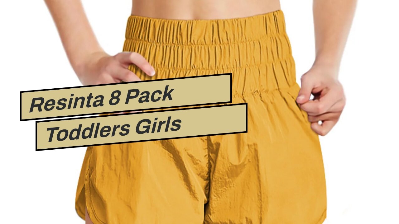 Resinta 8 Pack Toddlers Girls Shorts Dance Shorts Bike Short Breathable and Safety 8 Color