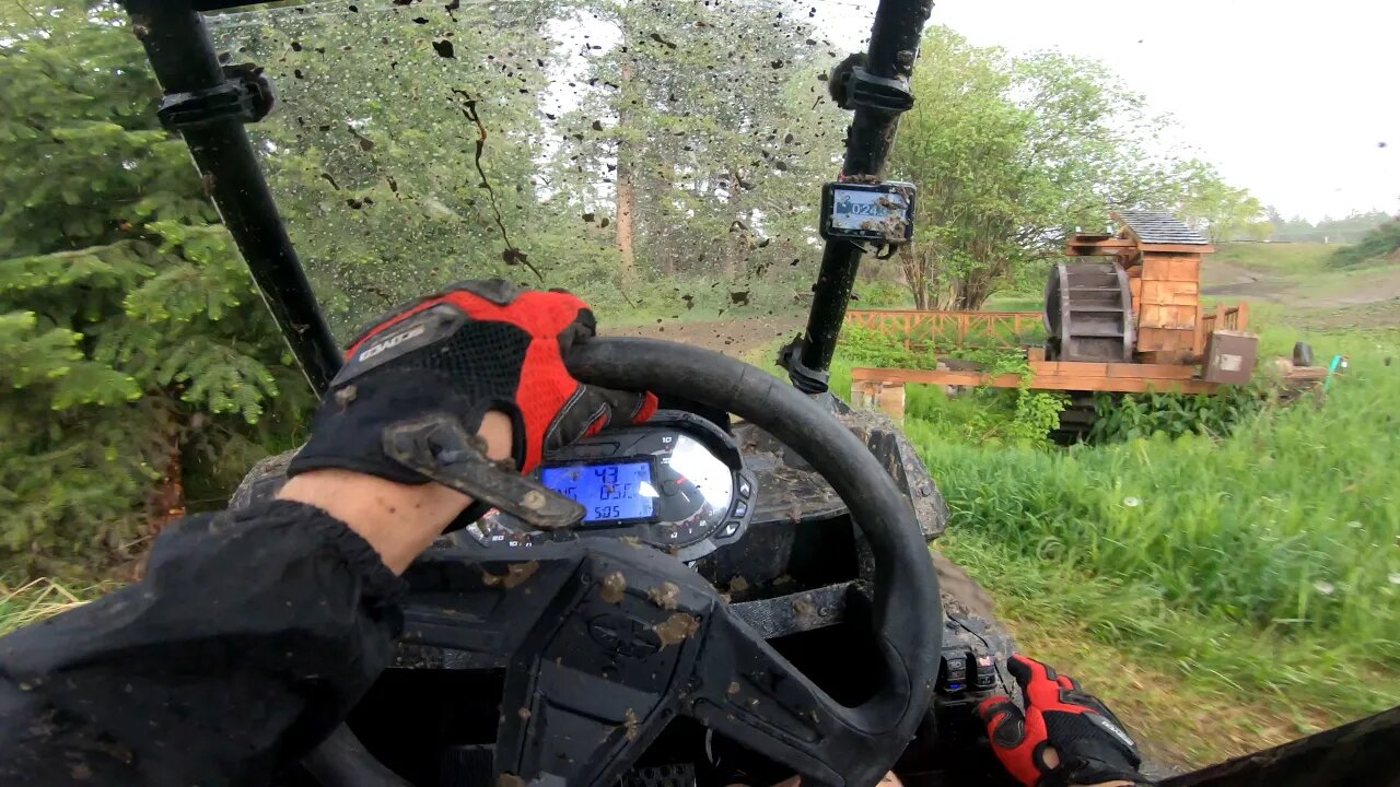 Polaris RS1 RYzen Muddy Mistake @WaterWheelRing | Irnieracing SXS MotoVlog
