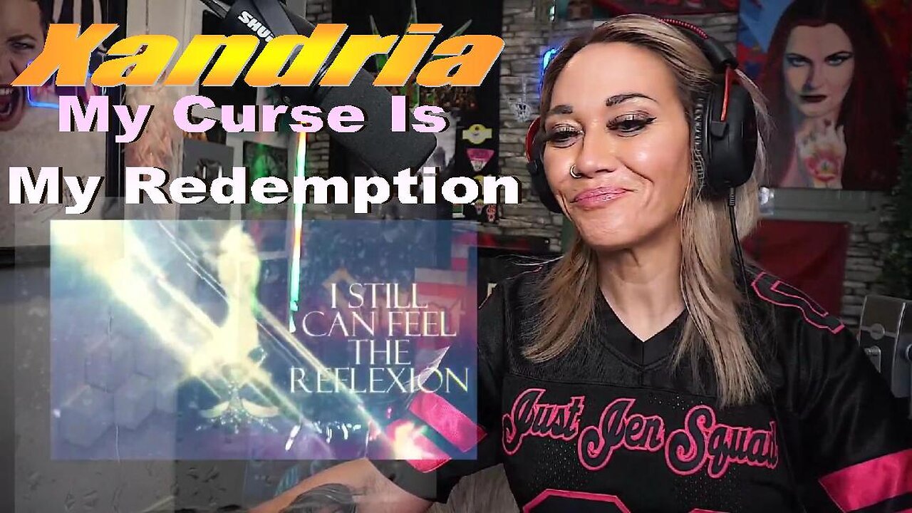 Xandria - My Curse Is My Redemption - Live Streaming With JustJenReacts