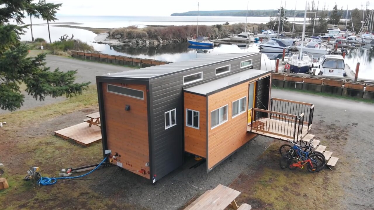 James & Kims Incredible Expanding Tiny House