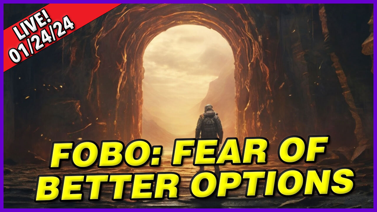 FOBO: Fear Of Better Options ☕ 🔥 #fobo #bigidea + Todays #news C&N171