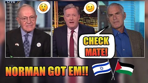 Norman Finkelstein obliterates Alan Dershowitz on Palestine Israel conflict Piers Morgan uncensored