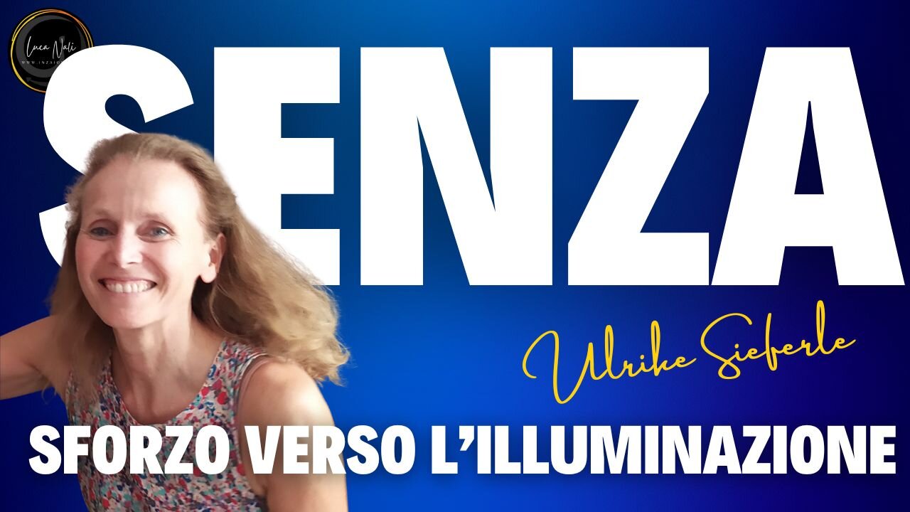 SENZA SFORZO VERSO LILLUMINAZIONE - Ulrike Sieferle
