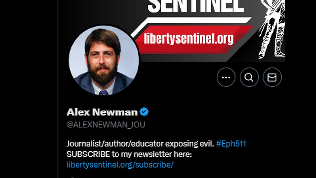 ALEX NEWMAN INTENTIONALLY OMITS TRUTH BECAUSE IT DOESNT FIT HIS NARRATIVE