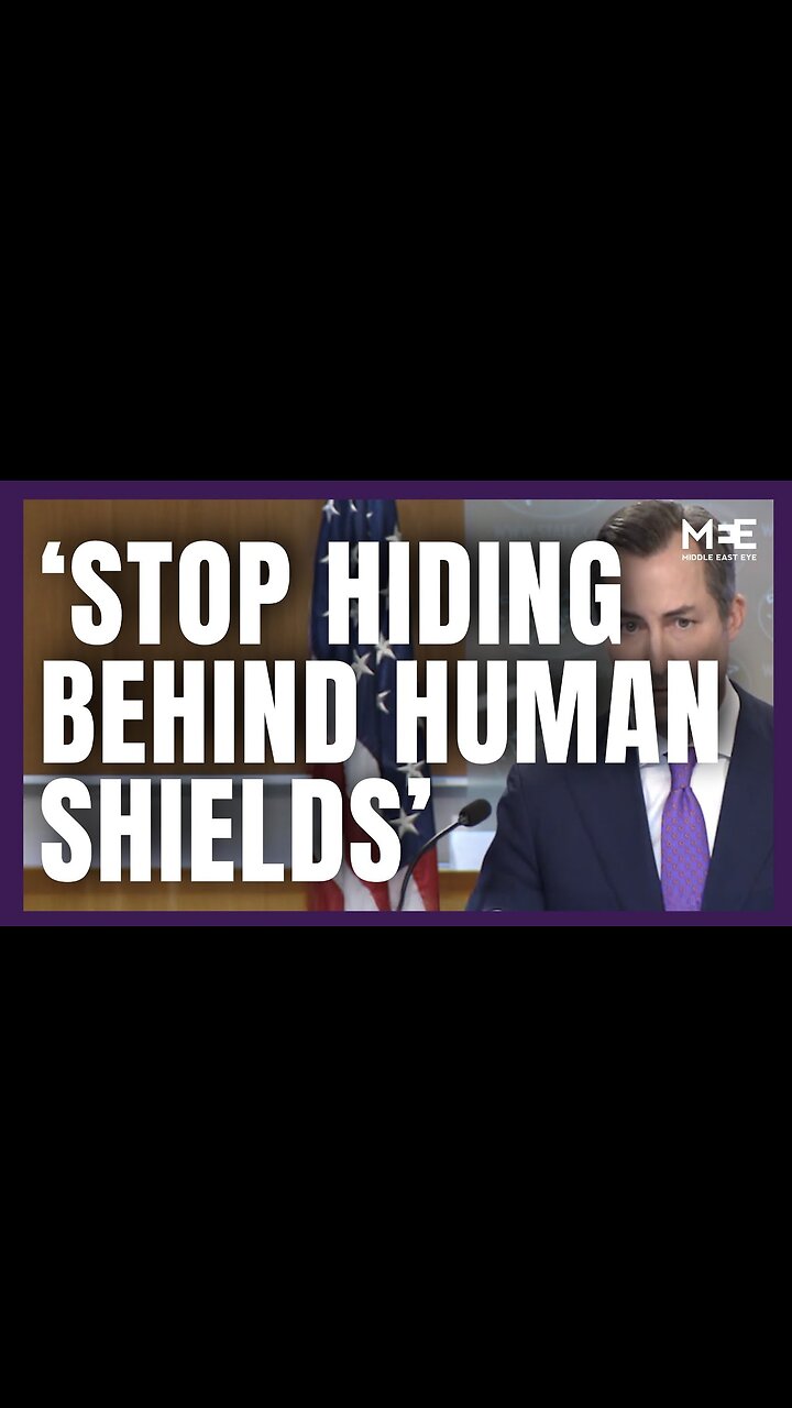 State spokesperson says ‘Hamas needs to stop hiding behind human shields’ after hospital bombing
