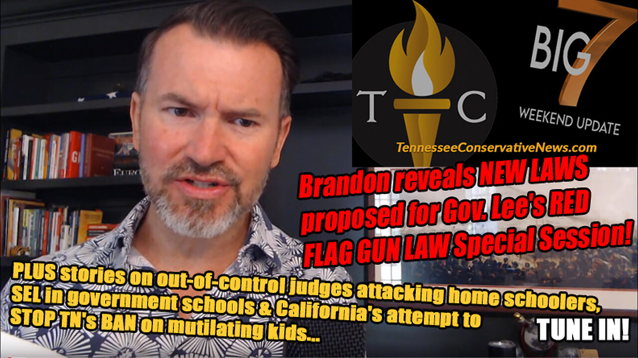 Brandon reveals NEW LAWS proposed for Gov. Lees RED FLAG GUN LAW Special Session! PLUS Much More!