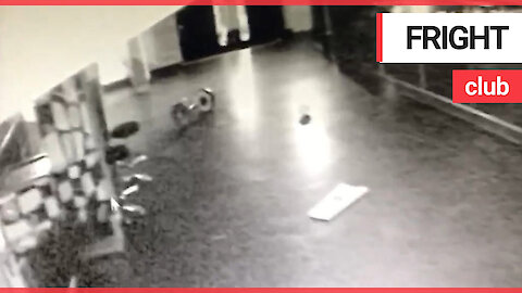 Spooky CCTV captures what appears to be a poltergeist in a deserted nightclub