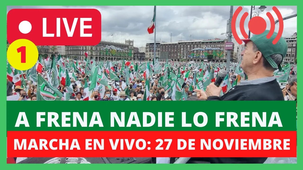 MARCHA FRENA 27 DE NOVIEMBRE EN VIVO: PARA SACAR A LOPEZ #frena #gilbertolozano #27NOVIEMBRE