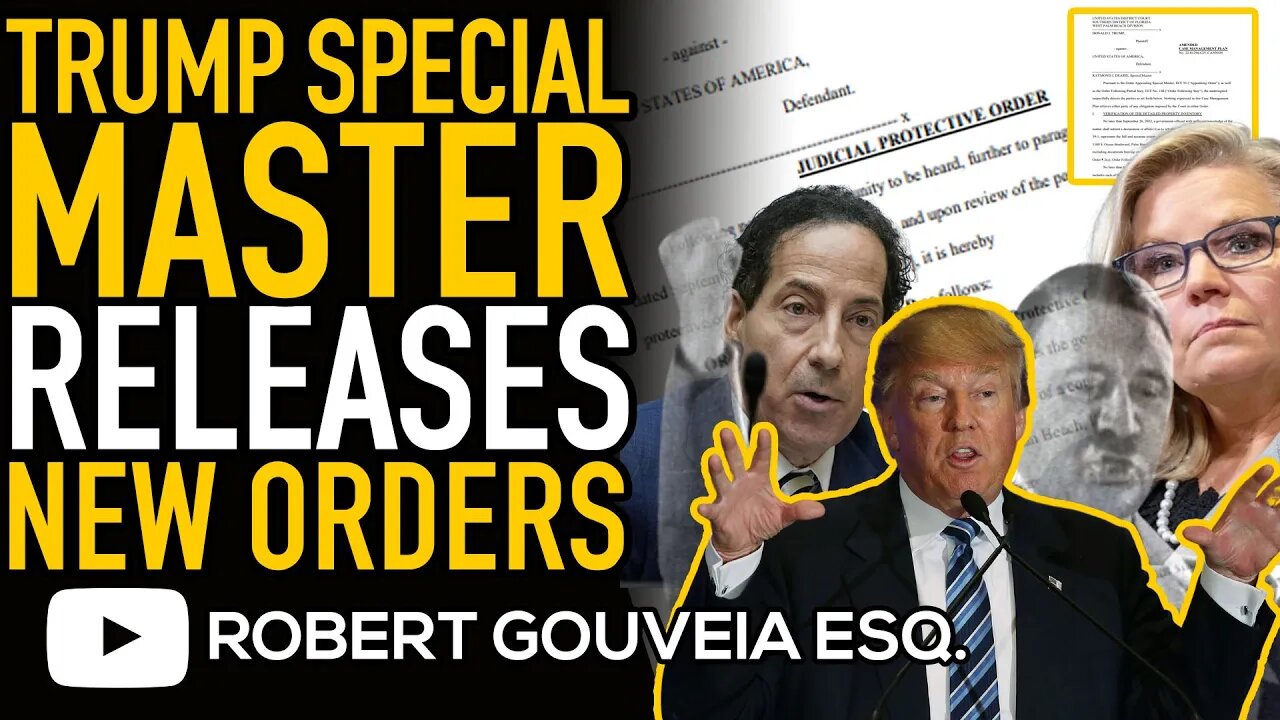 Trump Special Masters PROTECTIVE ORDER and CLINTON Compares MAGA to ADOLPH